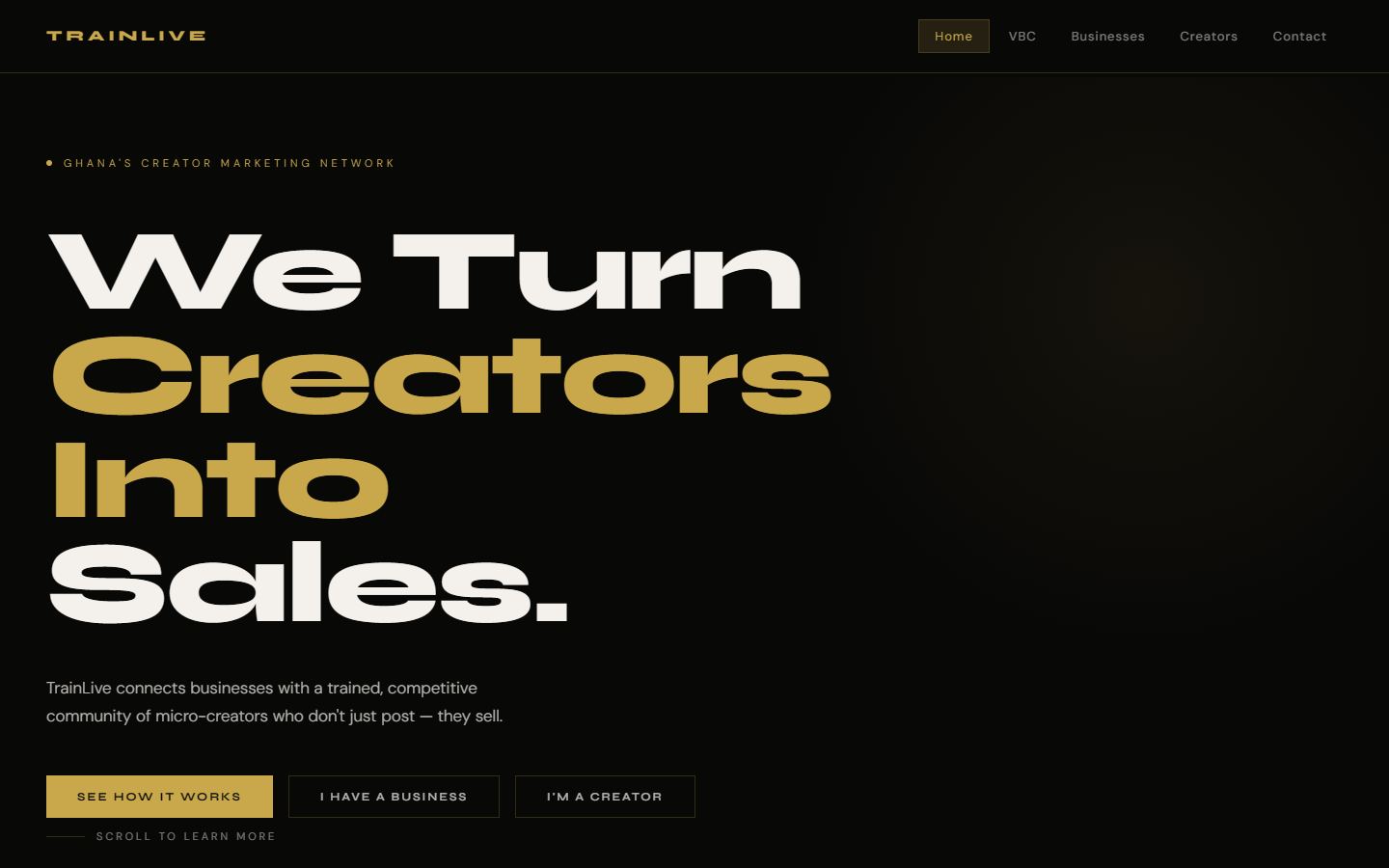 TrainLive GH website